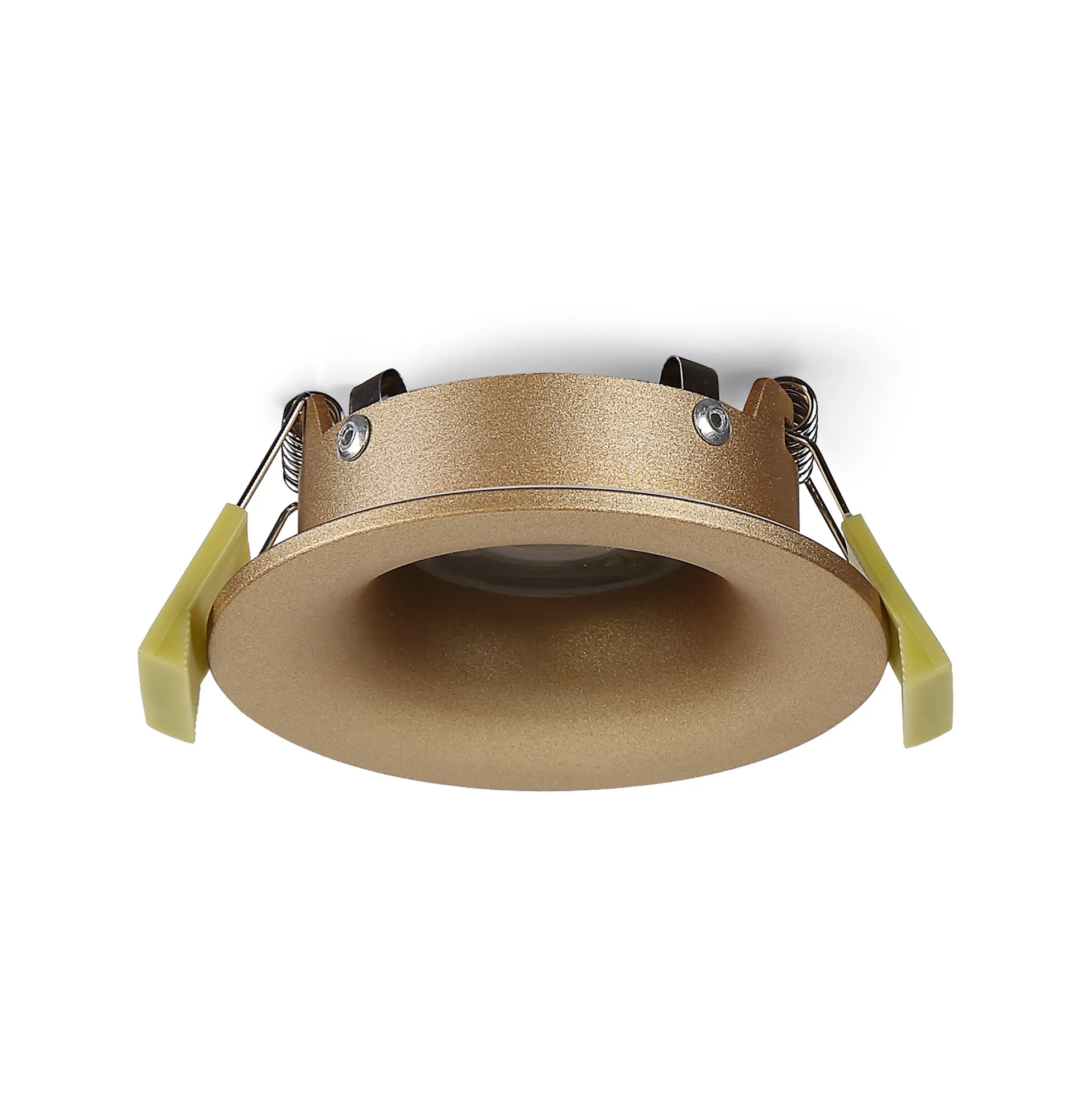 Bruve GU10 Recessed Round Champagne Gold IP65 Downlighter, Cut-Out 68mm DX200405  Dlux Bruve IP65